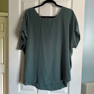 Maurice’s  teal blouse